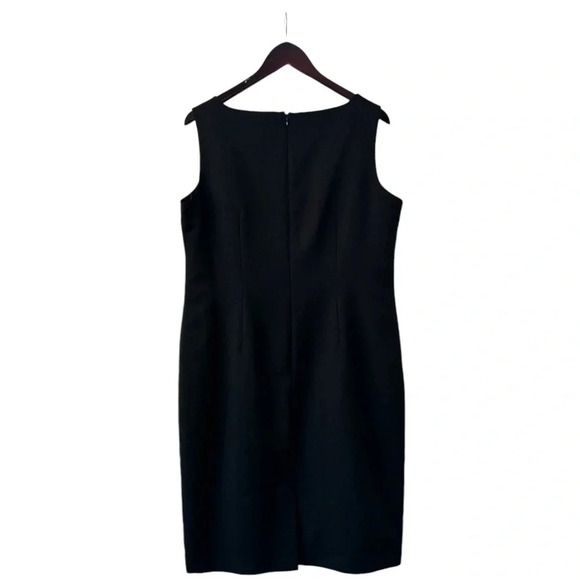 Le Suite Separates Women's Black Sleeveless Pencil Dress Sz 14 - Picture 2 of 7
